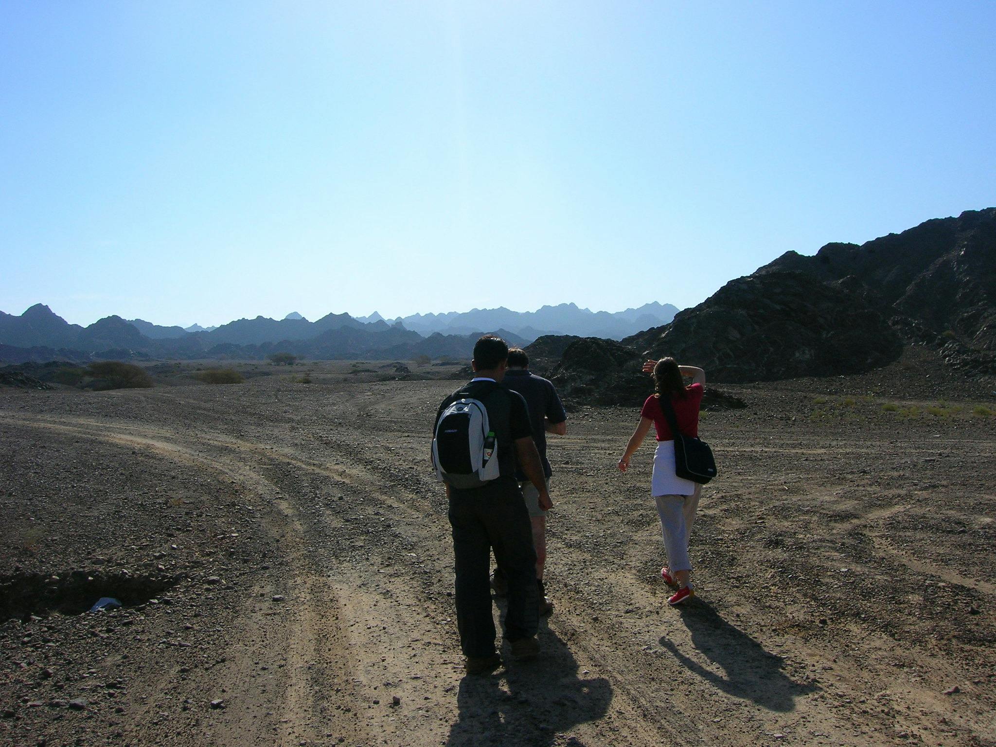Hiking in the Hatta Mountains
